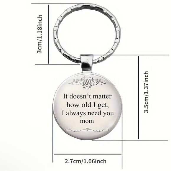 NWT Mom Keychain - Picture 3 of 3